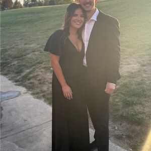 Azazie Lani Satin Dress